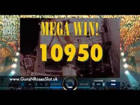 Guns N’ Roses™ Video Slots – Appetite for Destruction Wild – Mega Win