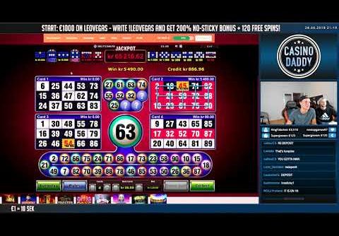 BIG WIN!!! BRUNO BINGO Huge win – Casino Games – free spins (Online slots)