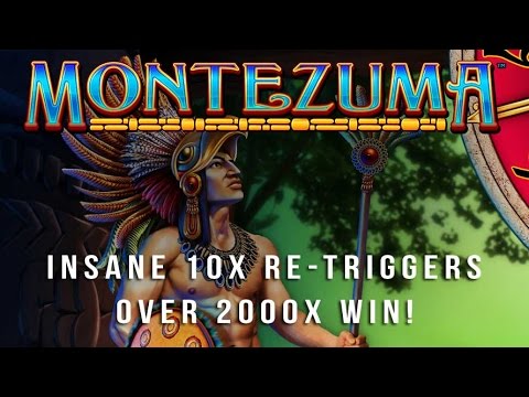 Montezuma Slot – 10x Re-triggers – 2000x Big Win