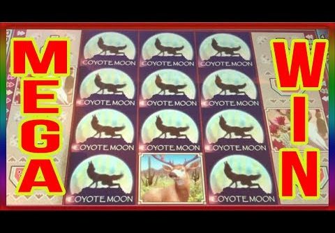 ** QUICK MEGA WIN ON SECOND SPIN ** COYOTE MOON ** SLOT LOVER **