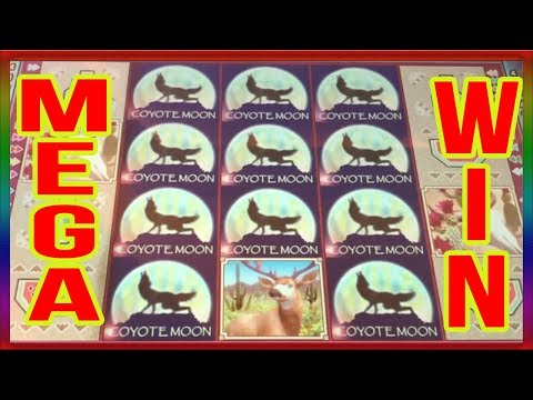 ** QUICK MEGA WIN ON SECOND SPIN ** COYOTE MOON ** SLOT LOVER **