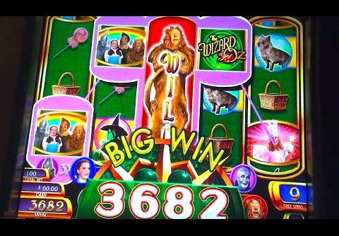 BIG WIN!!! SLOT CHICK/BRENT play Nickel RUBY SLIPPERS (MAX BET!)