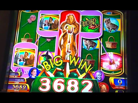 BIG WIN!!! SLOT CHICK/BRENT play Nickel RUBY SLIPPERS (MAX BET!)