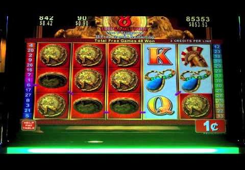 Konami – Roman Tribune Slot MEGA bonus win – SugarHouse Casino – Philadelphia, PA