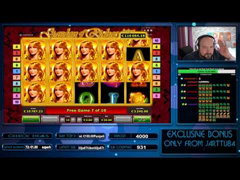 Big Bet!! Garden Of Riches Slot Gives Mega Big Win!!