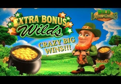 SUPER-DUPER BIG WIN!  WILD LEPRE COINS SLOT MACHINE – BONUS!  RAINBOWS & SHAMROCKS!  PECHANGA CASINO