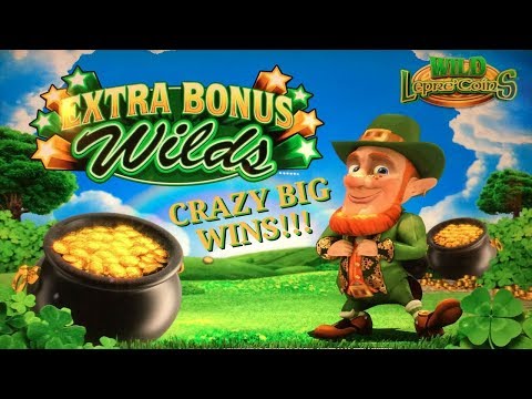 SUPER-DUPER BIG WIN!  WILD LEPRE COINS SLOT MACHINE – BONUS!  RAINBOWS & SHAMROCKS!  PECHANGA CASINO