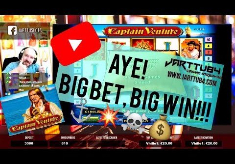 Big Bet!! Captain Venture Slot Gives Big Win!!