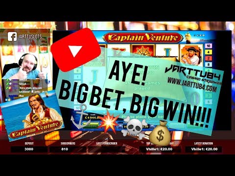 Big Bet!! Captain Venture Slot Gives Big Win!!