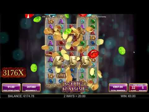 MUST SEE Biggest Win ON WHITE RABBIT SLOT   RECORD WIN 4036X !!! 1