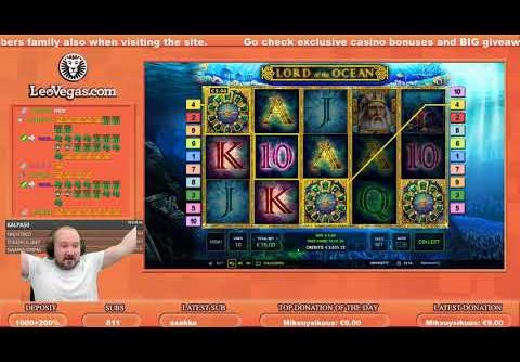 Mega Big Win From Lord Of The Ocean Slot!!