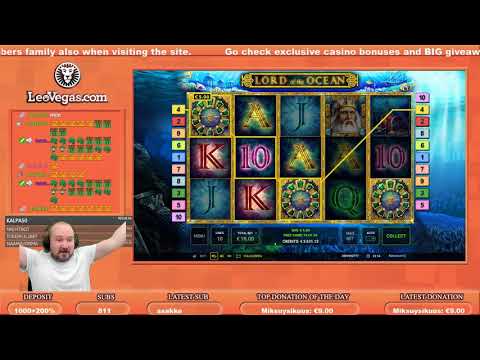 Mega Big Win From Lord Of The Ocean Slot!!