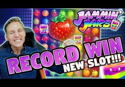 RECORD WIN!!! SUPER MEGA BIG WIN ON JAMMIN JARS – Huge Win from CASINO LIVE STREAM (MUST SEE)