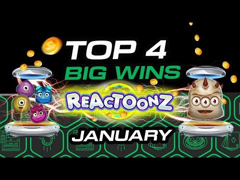 TOP 4 big wins on ReactoonZ online slot by Play’n GO January