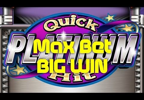 Quick Hit Platinum – Big Win bonus w/ retrigger – max bet – #kingofpicking – Slot Machine Bonus