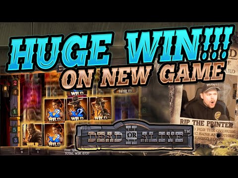 MEGA WIN!!!! Dead Or Alive 2 BIG WIN – HUGE WIN on NEW NetEnt Slot from CasinoDaddy