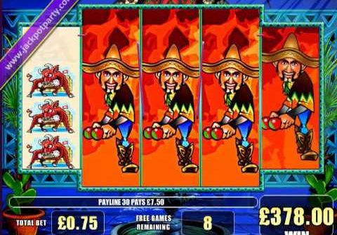 £378.30 MEGA BIG WIN (504 X STAKE) JUMPIN’ JALAPENOS ™ BIG WIN SLOTS AT JACKPOT PARTY