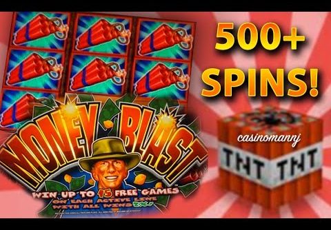 Money Blast Slot – 500+ FREE SPINS! – BIG WIN! – Slot Machine Bonus