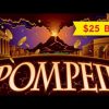 Wonder 4 Pompeii Slot – $25 Max Bet – BIG WIN BONUS!