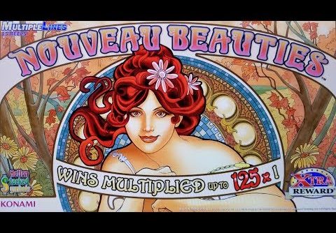 BIG WINS on NOUVEAU BEAUTIES SLOT MACHINE POKIE BONUSES  PECHANGA CASINO