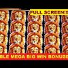 *~FULL SCREEN~* Double MEGA Big Win Bonuses!!!! King of Africa Slot Machine