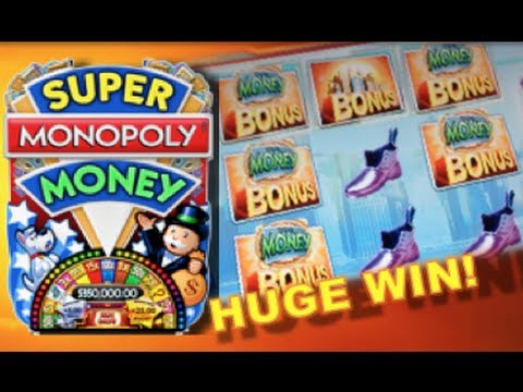 SUPER MONOPOLY – PART 1 of 3 | WMS – HUGE Win! Slot Machine Bonus (Hot Days Theme)
