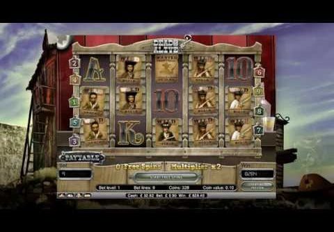 Dead or Alive Slot *** HUGE MEGA WIN *** 90p Stake !!