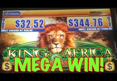 King of Africa Slot Machine LIVE Mega Big Win Bonus! $ 🦁💎💰🔥