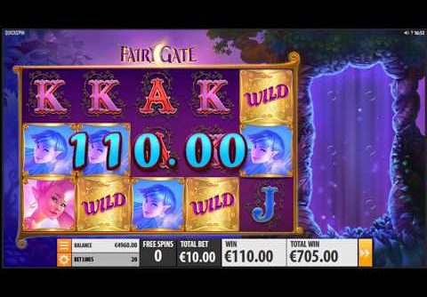 MEGA WIN On Fairy Gate Slot Machine From Quickspin