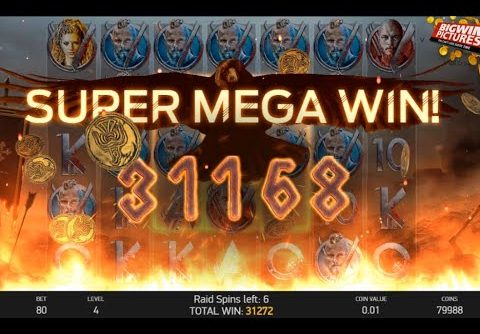 Vikings Slot NetEnt –  MEGA BIG WIN!