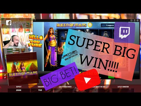 Big Bet!! Super Big Win From Queen Of Mars Slot!