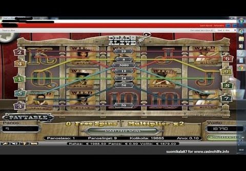 Dead or Alive Slot mega  Big Win 40000$!!!!!!