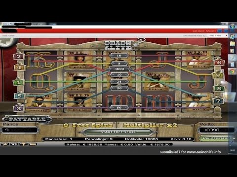 Dead or Alive Slot mega  Big Win 40000$!!!!!!