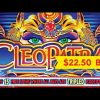 Cleopatra Slot – HIGH LIMIT $22.50 Max Bet BIG WIN Bonus!