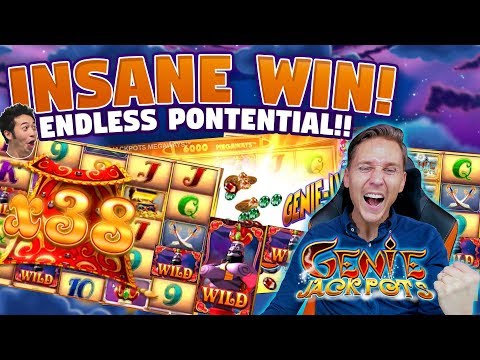 MEGA WIN! Genie Jackpots BIG WIN – HUGE WIN – Casino games (Online slots) from LIVE stream