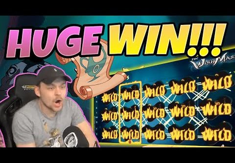 MEGA WIN! Wishmaster BIG WIN – Huge Win on Casino slot from CasinoDaddy