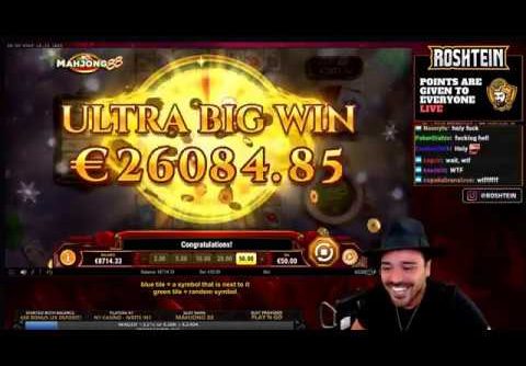 Roshtein Record Win €129.000 Mahjong 88 Slot | 129k Mega Win – Ultra Big Win