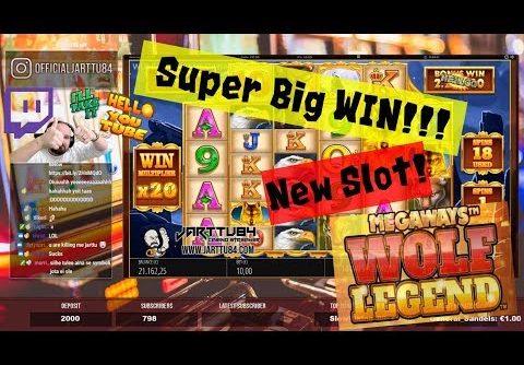 New Game!! Two Super Big Wins From Wolf Legend MegaWays!!