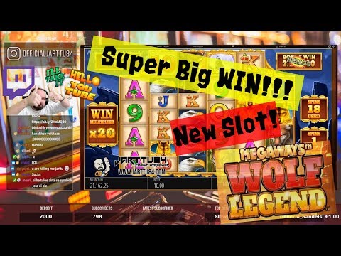 New Game!! Two Super Big Wins From Wolf Legend MegaWays!!