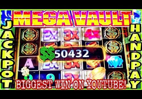 MASSIVE JACKPOT – HANDPAY – MEGA VAULT SLOT | BIGGEST WIN ON 40 cent bet UNBELIEVABLE