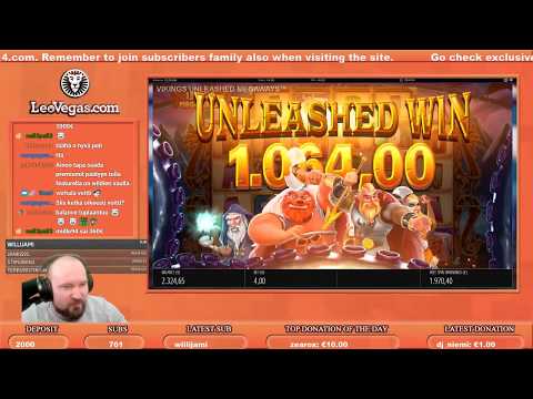 Super Big Win From Vikings Unleashed MegaWays!!