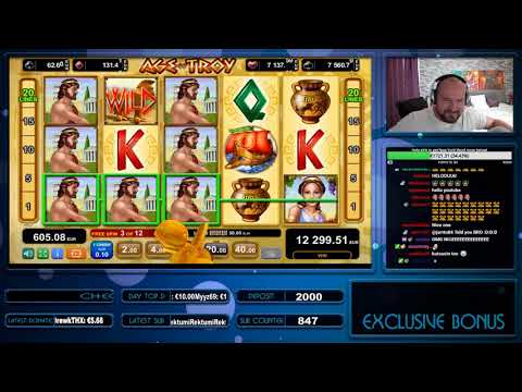 INSANE WIN!! AGE OF TROY SLOT GIVES MEGA BIG WIN!!