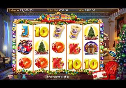 A Very Foxin Christmas Slot BIG – WIN & Game Play – by NextGen