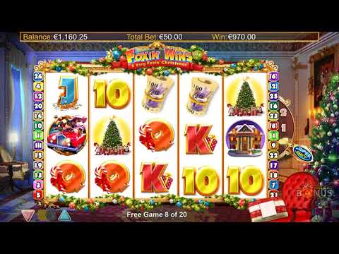 A Very Foxin Christmas Slot BIG – WIN & Game Play – by NextGen