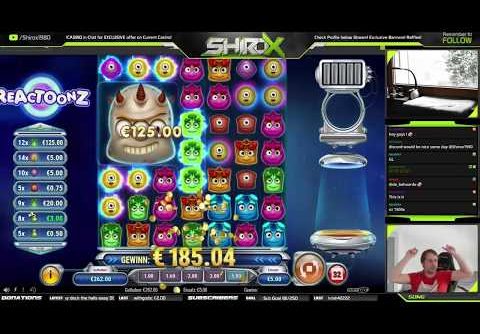 Biggest Win  ON REACTOONZ WIN SLOT SUPER  ULTRA BIG WIN !