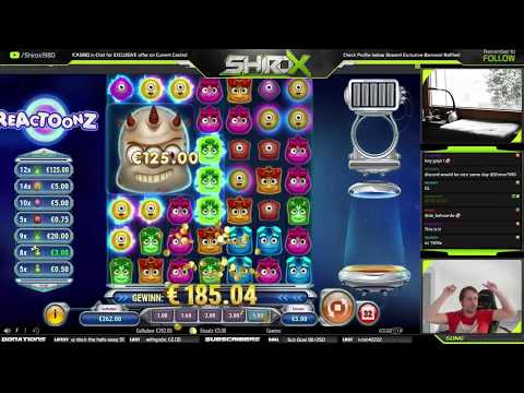 Biggest Win  ON REACTOONZ WIN SLOT SUPER  ULTRA BIG WIN !