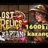 Netent Lost Relics SUPER MEGA WİN (Slot oyunları serisi )