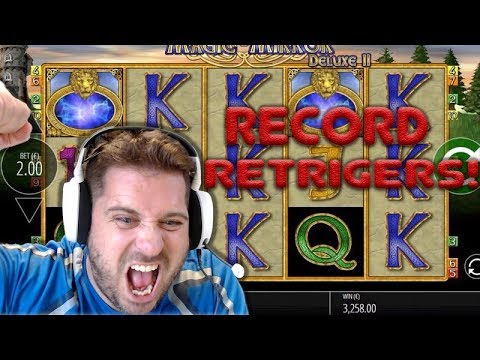 YOUTUBE RECORD Retriggers on Magic Mirror – MEGA BIG WIN!! ( Online Casino )