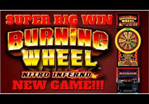 SUPER BIG WIN on BURNING WHEEL NITRO INFERNO SLOT POKIE by Aruze Gaming  PECHANGA CASINO