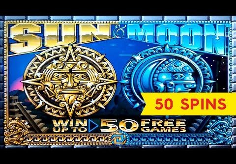 Sun & Moon Slot – BIG WIN BONUS – 50 FREE GAMES BONUS, YEAH!